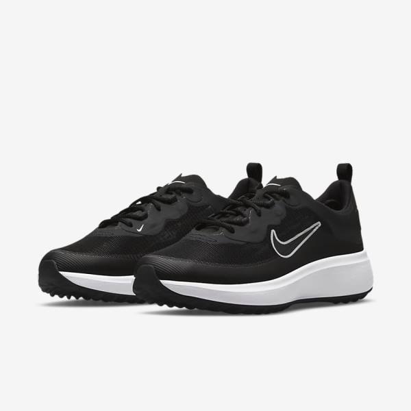 Nike Ace Summerlite Golfove Topanky Damske Čierne Biele | NK649BGU