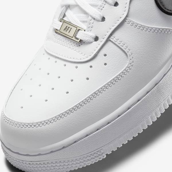 Nike Air Force 1 07 Essential Tenisky Damske Biele Čierne Metal Strieborne | NK134FPM