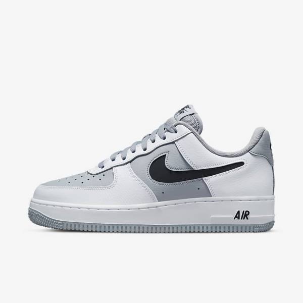 Nike Air Force 1 07 LV8 Tenisky Panske Biele Siva Čierne | NK649QYB