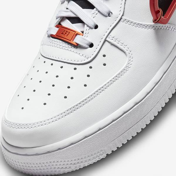 Nike Air Force 1 07 Premium Tenisky Panske Biele Bordove Červené Čierne | NK371EVY