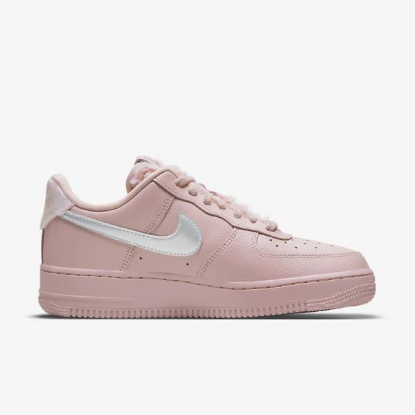 Nike Air Force 1 07 Tenisky Damske Ruzove Metal Strieborne | NK948YHC