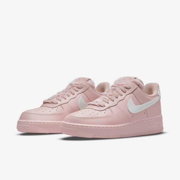 Nike Air Force 1 07 Tenisky Damske Ruzove Metal Strieborne | NK948YHC