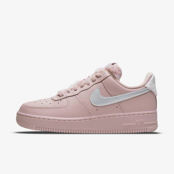 Nike Air Force 1 07 Tenisky Damske Ruzove Metal Strieborne | NK948YHC