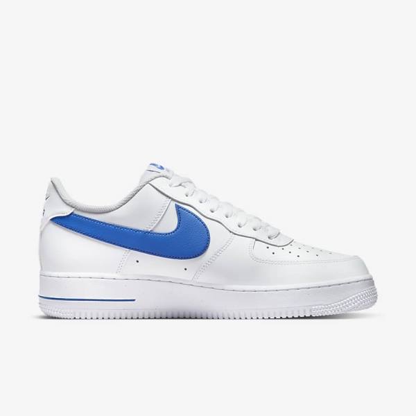 Nike Air Force 1 07 Tenisky Panske Biele Kráľovská Modrá | NK317DQP