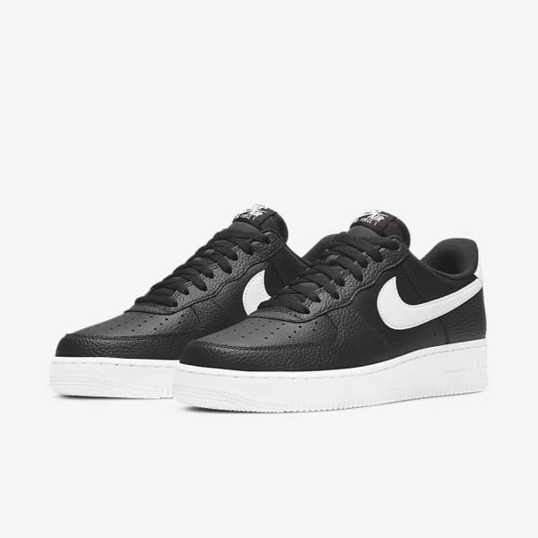 Nike Air Force 1 07 Tenisky Panske Čierne Biele | NK326JVZ