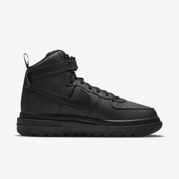 Nike Air Force 1 Boot Tenisky Panske Čierne Tmavo Siva Biele | NK489IVO