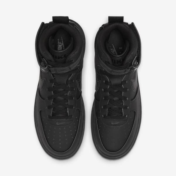 Nike Air Force 1 Boot Tenisky Panske Čierne Tmavo Siva Biele | NK489IVO