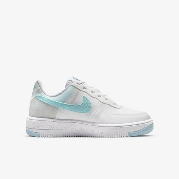 Nike Air Force 1 Crater Older Tenisky Detske Biele Modre | NK370NLS