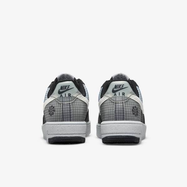 Nike Air Force 1 Crater Older Tenisky Detske Čierne Biele | NK532NIW