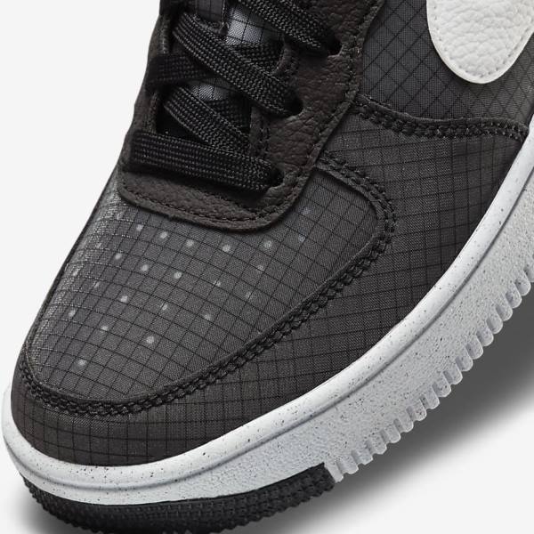 Nike Air Force 1 Crater Older Tenisky Detske Čierne Biele | NK532NIW