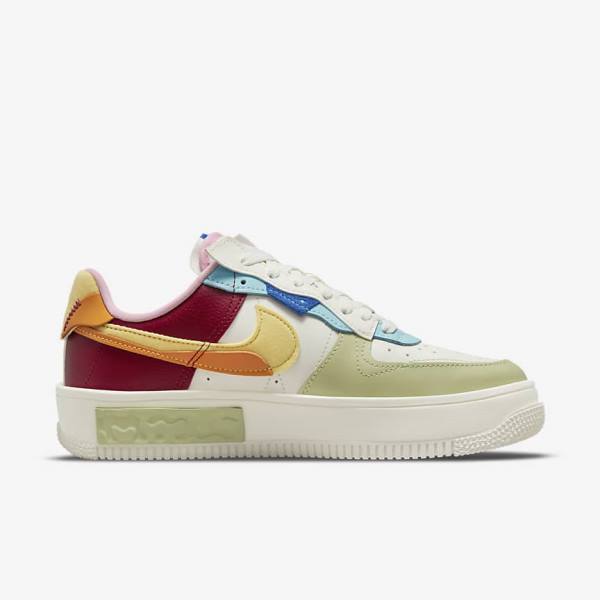 Nike Air Force 1 Fontanka Tenisky Damske Bordove Zlate | NK509NAW