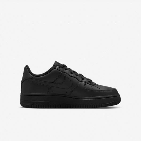 Nike Air Force 1 LE Older Tenisky Detske Čierne | NK598WEK