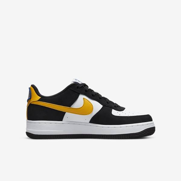 Nike Air Force 1 LV8 Older Tenisky Detske Čierne Biele Tmavo | NK502LXT