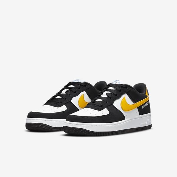 Nike Air Force 1 LV8 Older Tenisky Detske Čierne Biele Tmavo | NK502LXT