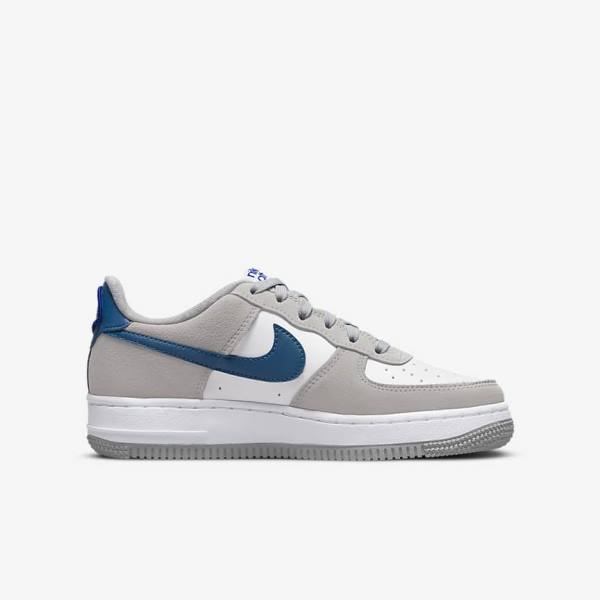 Nike Air Force 1 LV8 Older Tenisky Detske Svetlo Siva Biele Svetlo Siva | NK506NLE