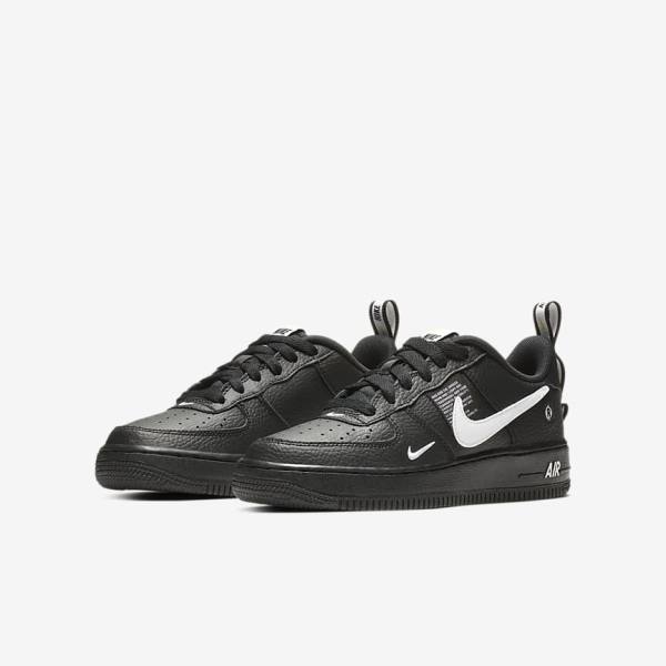 Nike Air Force 1 LV8 Utility Older Tenisky Detske Čierne Žlté Biele | NK526VCO