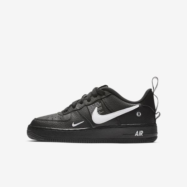 Nike Air Force 1 LV8 Utility Older Tenisky Detske Čierne Žlté Biele | NK526VCO