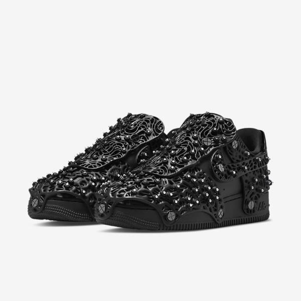 Nike Air Force 1 LXX x Swarovski Tenisky Damske Čierne Metal Strieborne Čierne | NK276IZU