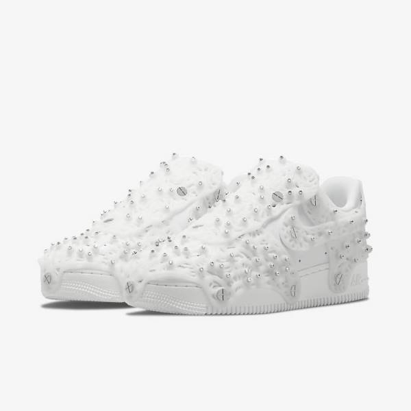 Nike Air Force 1 LXX x Swarovski Tenisky Damske Biele Metal Strieborne Biele | NK672MZX