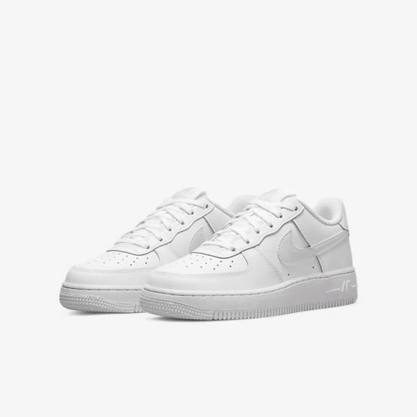 Nike Air Force 1 Older Tenisky Detske Biele | NK029AKZ