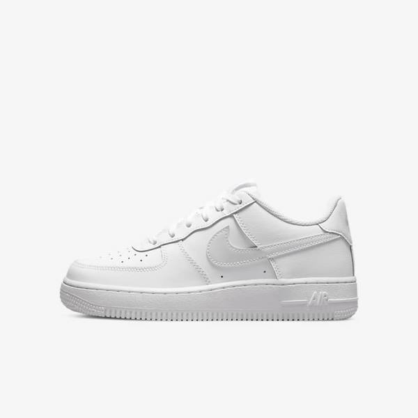 Nike Air Force 1 Older Tenisky Detske Biele | NK029AKZ