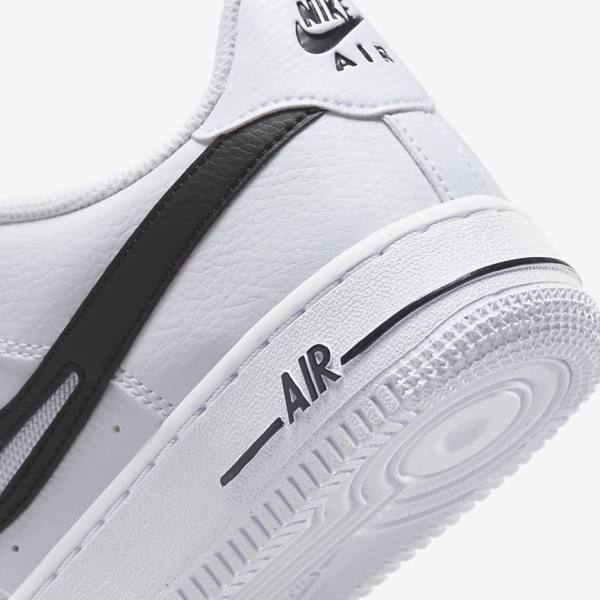 Nike Air Force 1 Older Tenisky Detske Biele Čierne | NK863KMJ