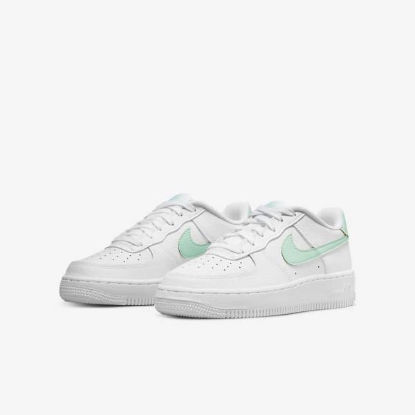 Nike Air Force 1 Older Tenisky Detske Biele Mätové | NK901XJF