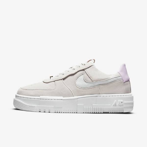 Nike Air Force 1 Pixel Tenisky Damske Biele Svetlo Béžové Ruzove | NK340FVU