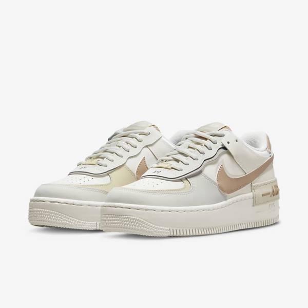 Nike Air Force 1 Shadow Tenisky Damske Hnedožltý Svetlo Béžové | NK261MAR