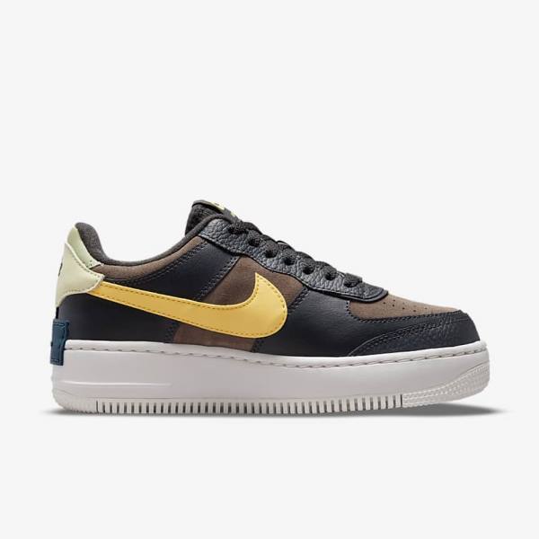 Nike Air Force 1 Shadow Tenisky Damske Zelene Biele Zlate | NK561BXQ