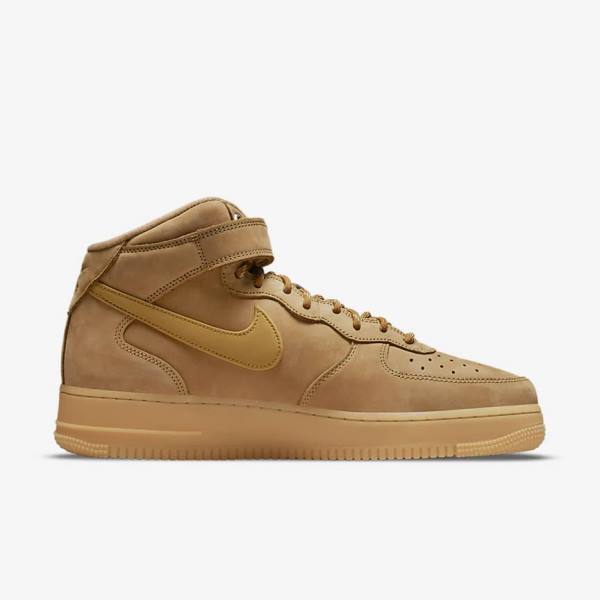 Nike Air Force 1 Stredne 07 Tenisky Panske Svetlo Hnede Čierne | NK730KTL