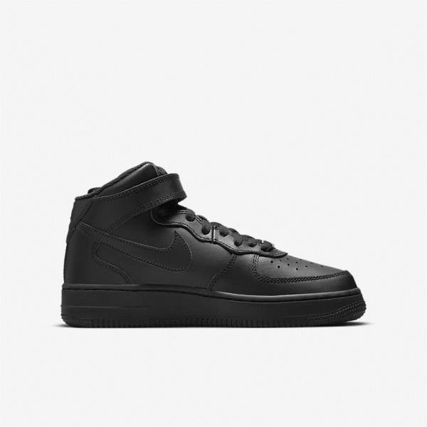 Nike Air Force 1 Stredne LE Older Tenisky Detske Čierne | NK267FYD