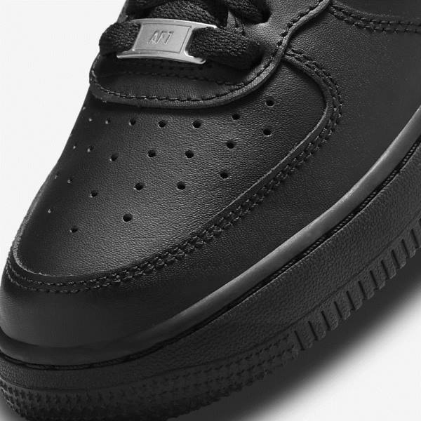 Nike Air Force 1 Stredne LE Older Tenisky Detske Čierne | NK267FYD