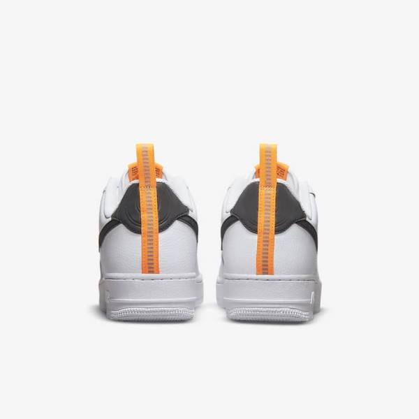 Nike Air Force 1 Tenisky Panske Biele Oranžové Strieborne Čierne | NK472AVM