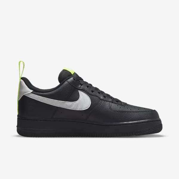 Nike Air Force 1 Tenisky Panske Čierne Strieborne Biele | NK172VRK