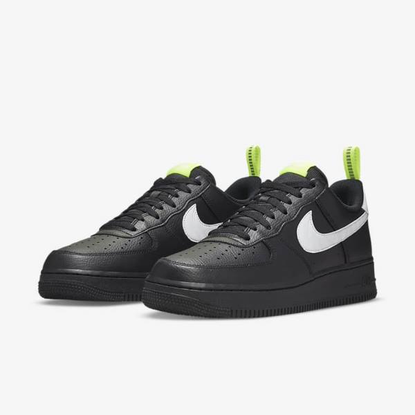 Nike Air Force 1 Tenisky Panske Čierne Strieborne Biele | NK172VRK