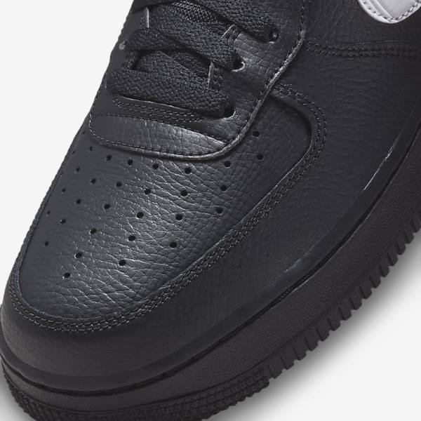 Nike Air Force 1 Tenisky Panske Čierne Strieborne Biele | NK172VRK