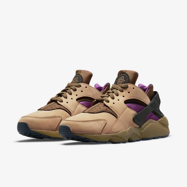 Nike Air Huarache LE Tenisky Panske Čierne Hnede | NK705LRJ