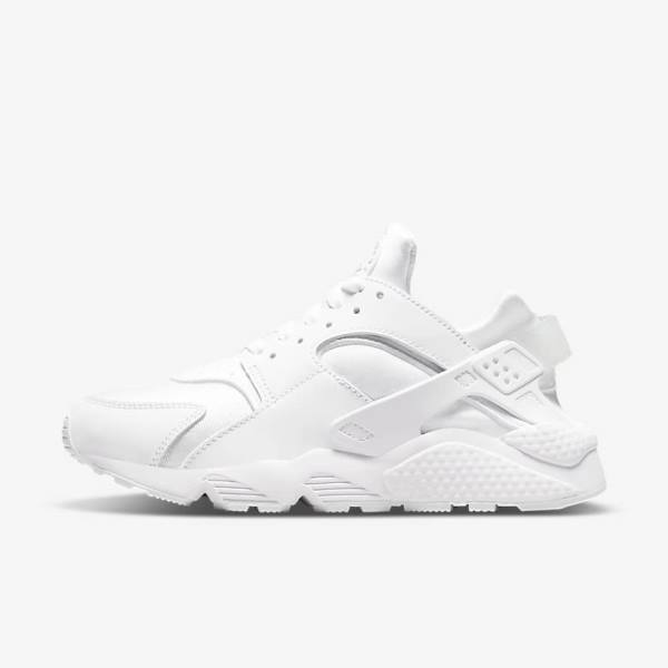 Nike Air Huarache Tenisky Damske Biele Platina | NK842ZWP