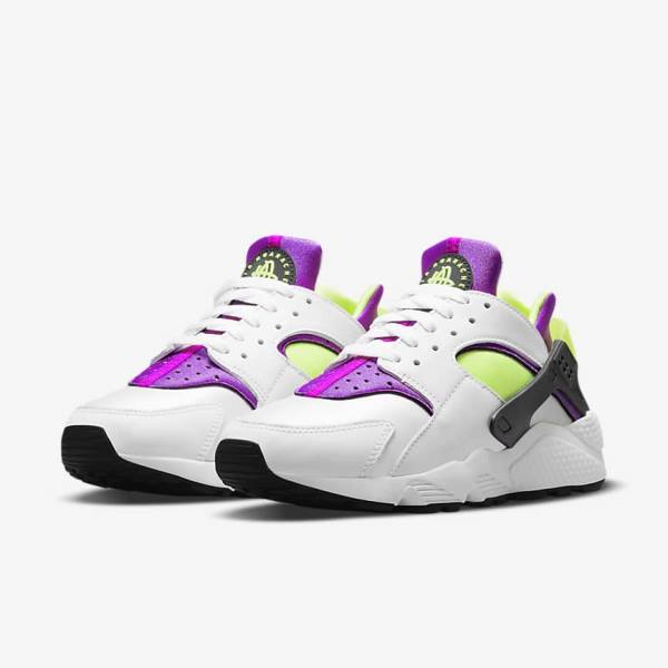 Nike Air Huarache Tenisky Damske Biele Čierne Žlté | NK926CTR