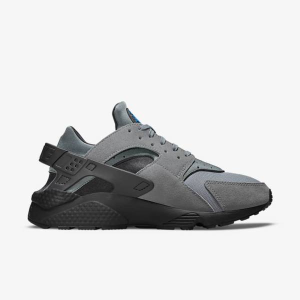 Nike Air Huarache Tenisky Panske Siva Svetlo Modre Čierne Metal Strieborne | NK194UVR