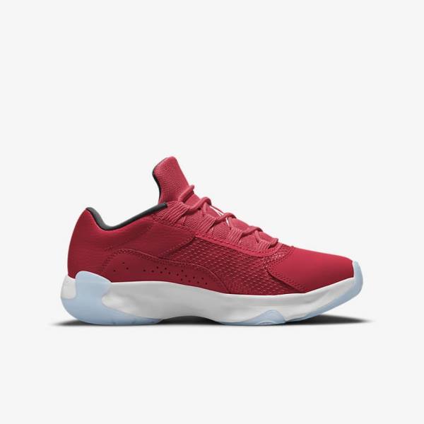 Nike Air Jordan 11 CMFT Low Older Tenisky Detske Červené Čierne Biele | NK805BAE