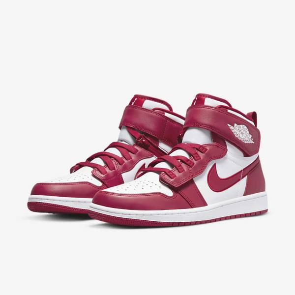 Nike Air Jordan 1 Hi FlyEase Tenisky Panske Červené Biele | NK683HTO