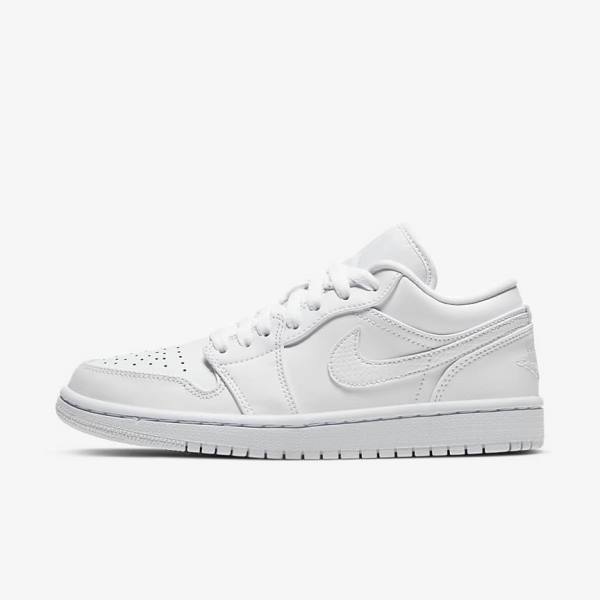 Nike Air Jordan 1 Low Jordan Tenisky Damske Biele | NK897GWI