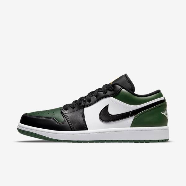 Nike Air Jordan 1 Low Jordan Tenisky Panske Zelene Biele Čierne | NK179XPH