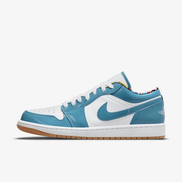 Nike Air Jordan 1 Low SE Tenisky Panske Tyrkysové Biele Námornícka Modrá Tyrkysové | NK374NWP