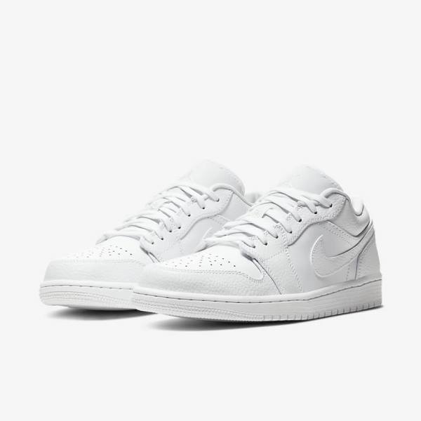 Nike Air Jordan 1 Low Tenisky Panske Biele | NK302HFP