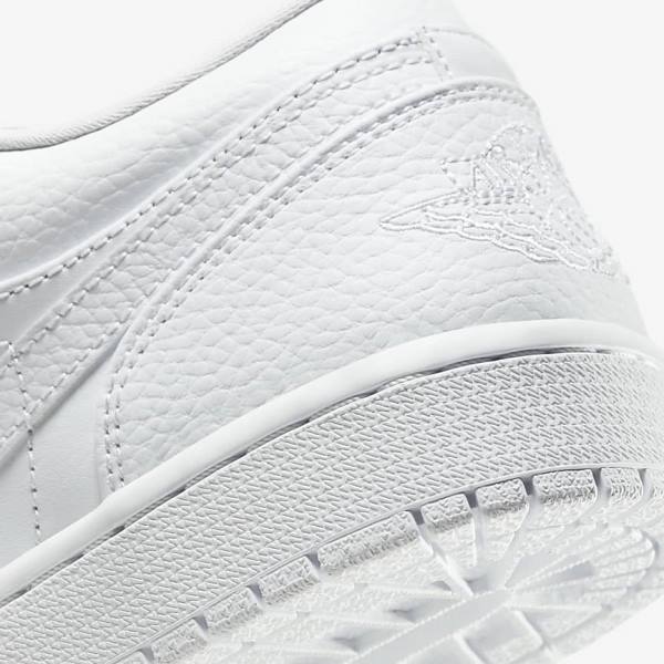 Nike Air Jordan 1 Low Tenisky Panske Biele | NK302HFP