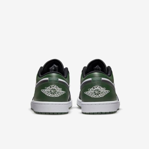 Nike Air Jordan 1 Low Tenisky Panske Zelene Biele Čierne | NK491ELF