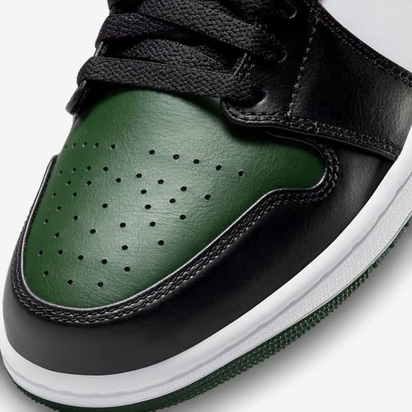 Nike Air Jordan 1 Low Tenisky Panske Zelene Biele Čierne | NK491ELF